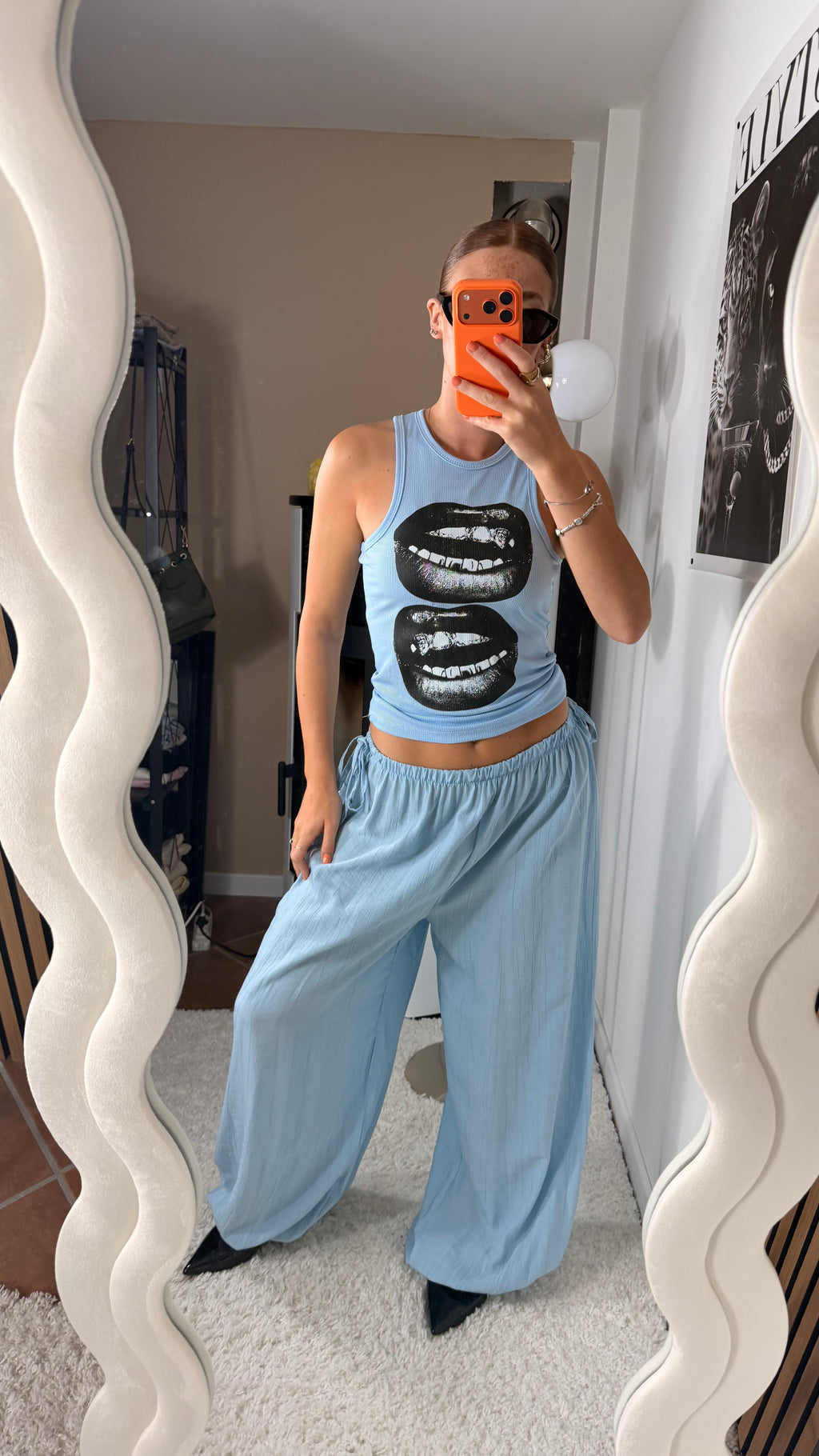 Pantalone in Lino con laccetti